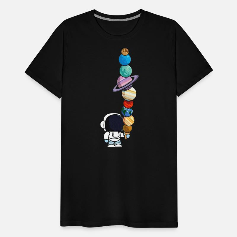 Astronaut Holding Planet Icecream STEM