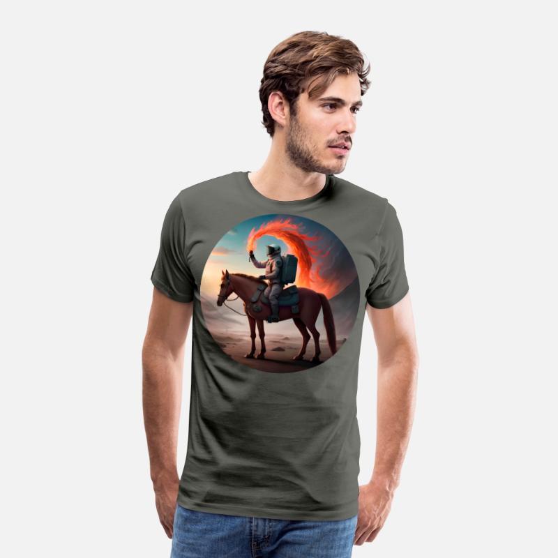 Astronaut Horse Rider