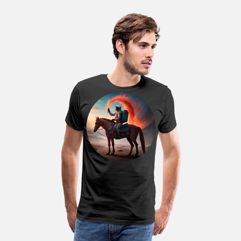 Astronaut Horse Rider