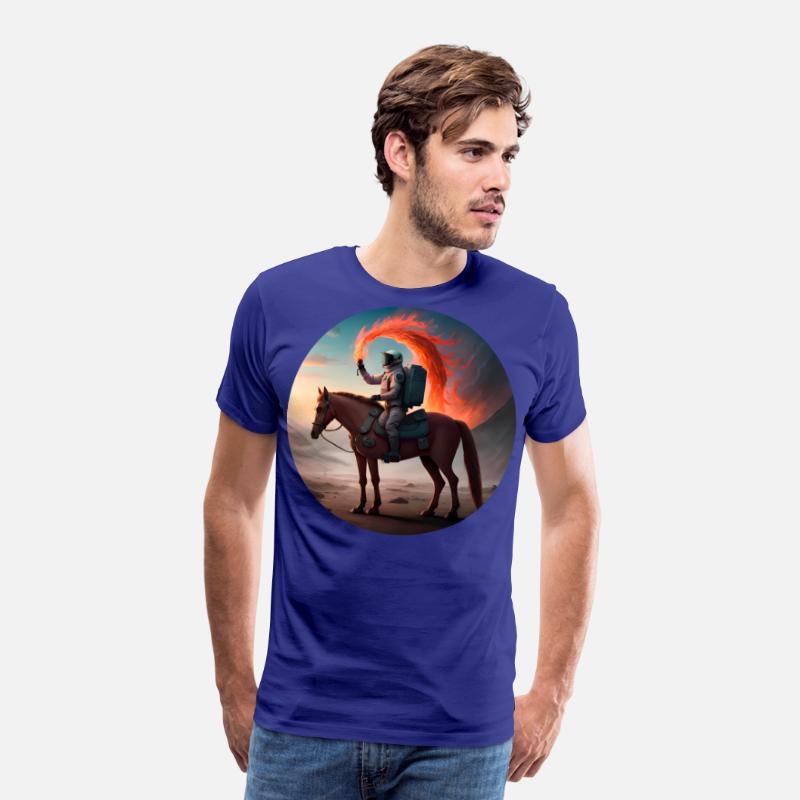 Astronaut Horse Rider