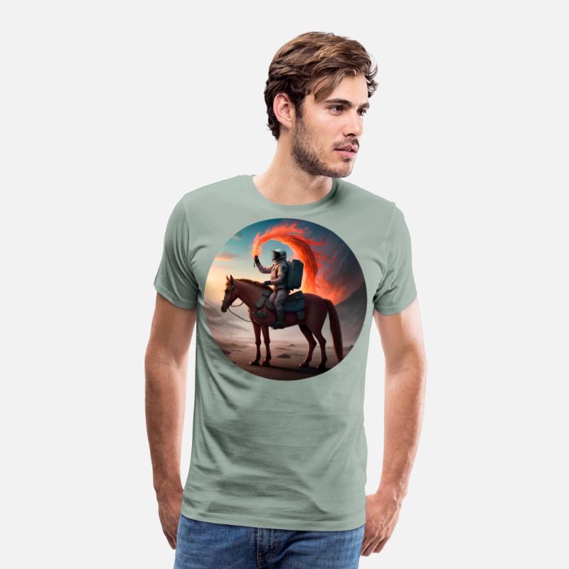Astronaut Horse Rider