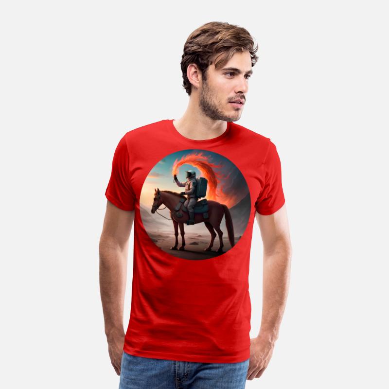 Astronaut Horse Rider