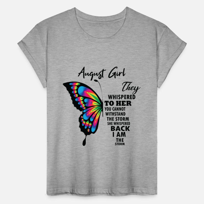 August girl butterfly