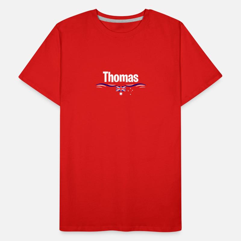 Australia Flag Australian Name Thomas