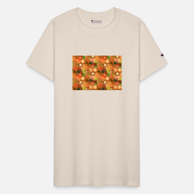 Autumn Spirals, a Patterned Spirograph Collage