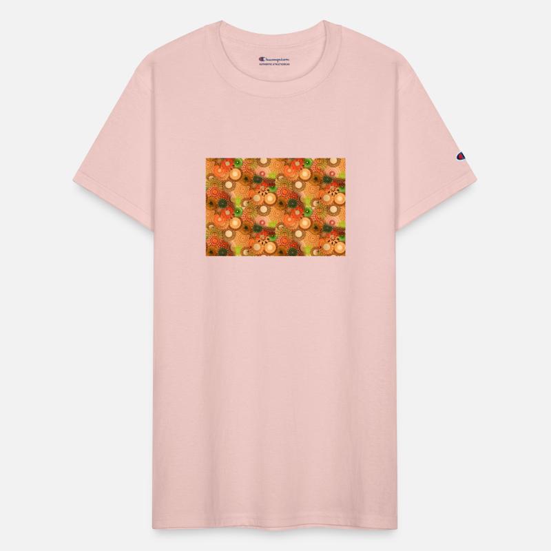 Autumn Spirals, a Patterned Spirograph Collage