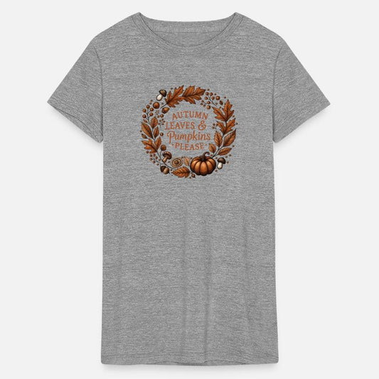 Autumn Wreath - Autumn Leaves & Pumpkins Please