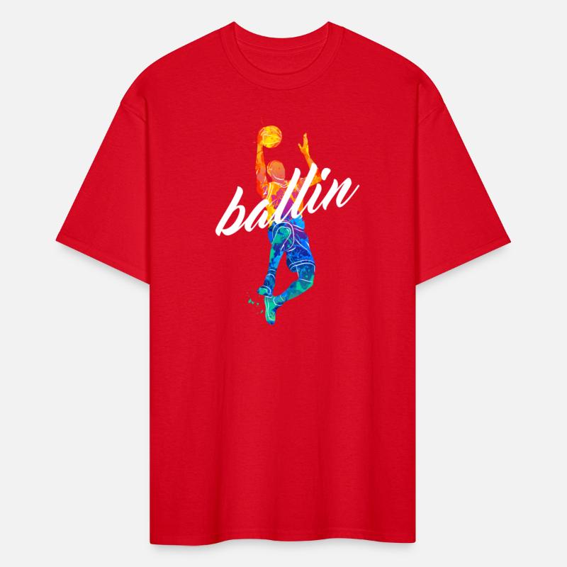 Ballin Basketball Player Ball Sports Dunk Dunking