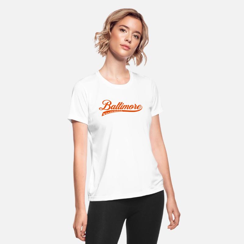 Baltimore baseball orange script vintage retro