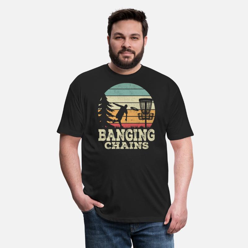 Banging Chains Funny Disc Golf Basket