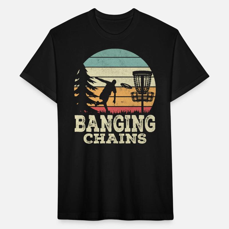 Banging Chains Funny Disc Golf Basket
