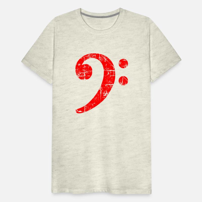 Bass Clef Antique Red Bass Players