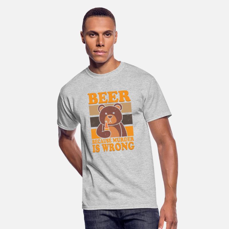 Bear Beer Lover Beer Drinking Beer Because Murder