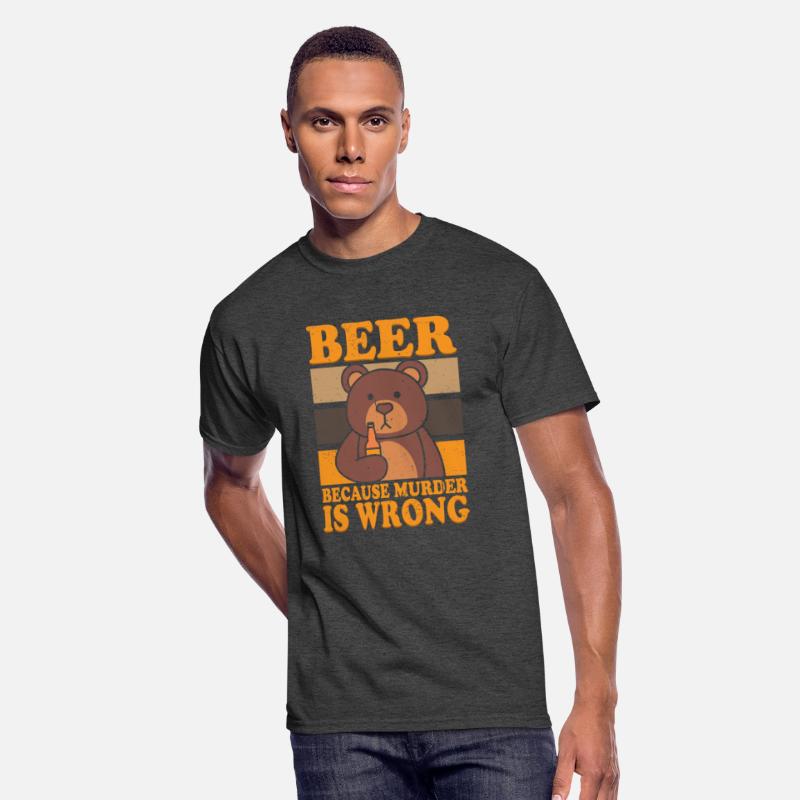 Bear Beer Lover Beer Drinking Beer Because Murder