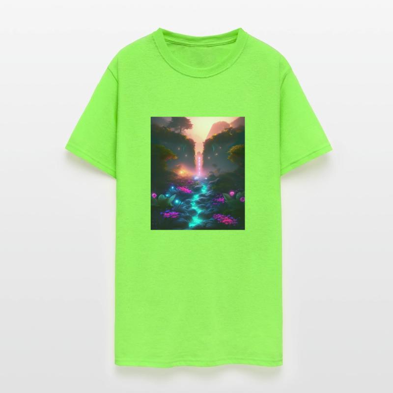 Beautiful neon landscape