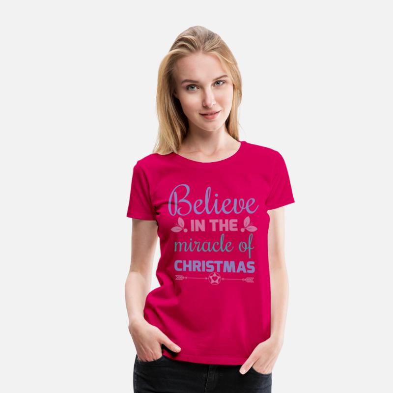 Believe in the miracle of Christmas T shirt