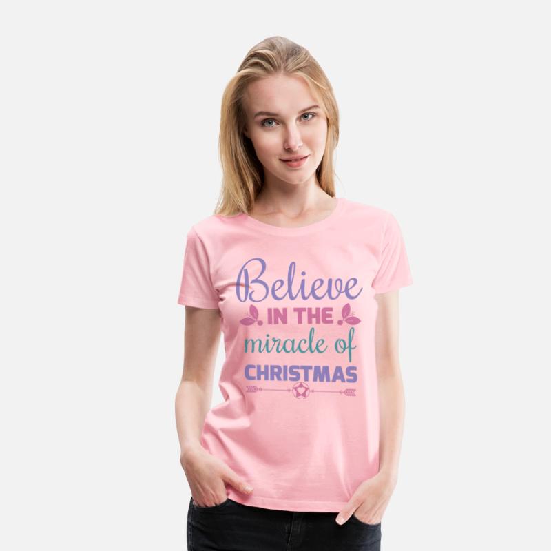 Believe in the miracle of Christmas T shirt