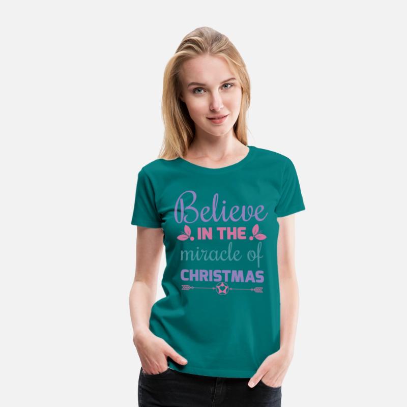 Believe in the miracle of Christmas T shirt