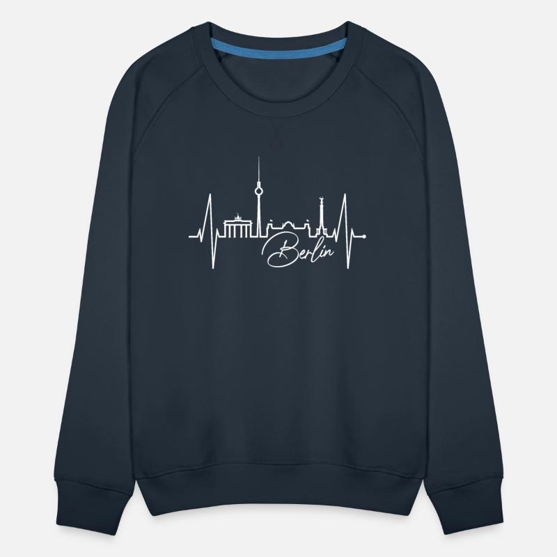 Berlin Skyline Heartbeat Germany Fan I Love Berlin