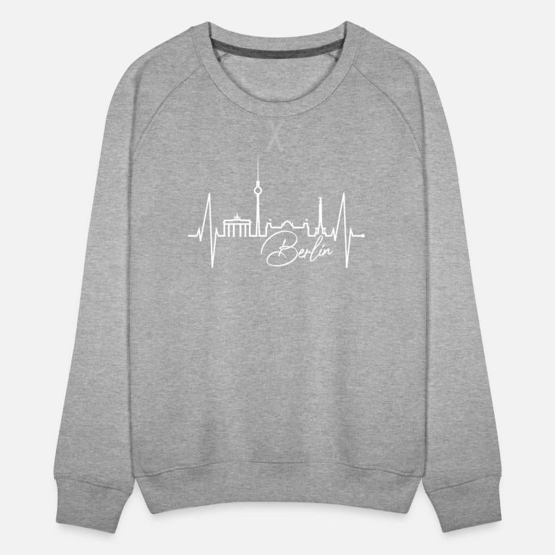 Berlin Skyline Heartbeat Germany Fan I Love Berlin