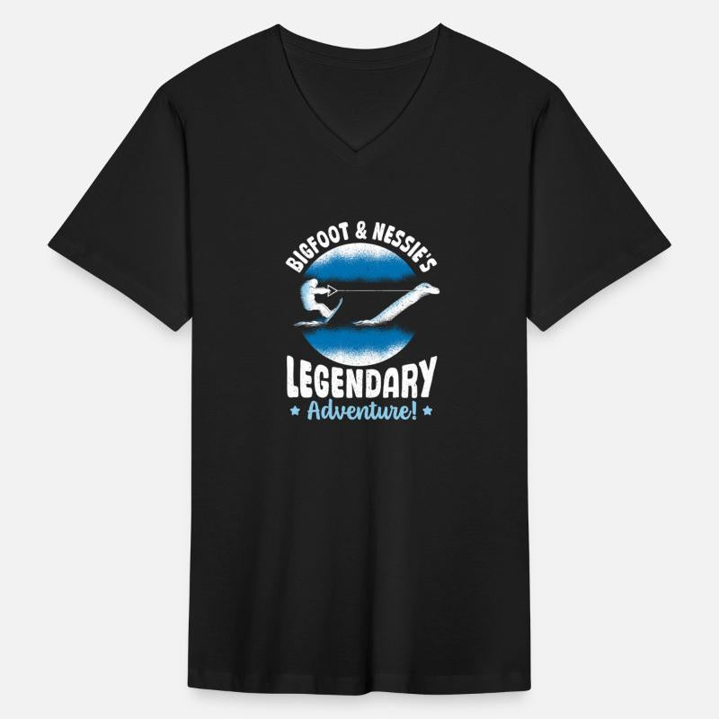 Bigfoot & Nessie Bigfoot Riding Loch Ness Monster