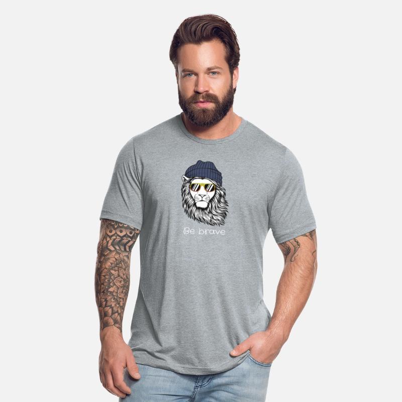 Black and Straw Be Brave Quote T-Shirt