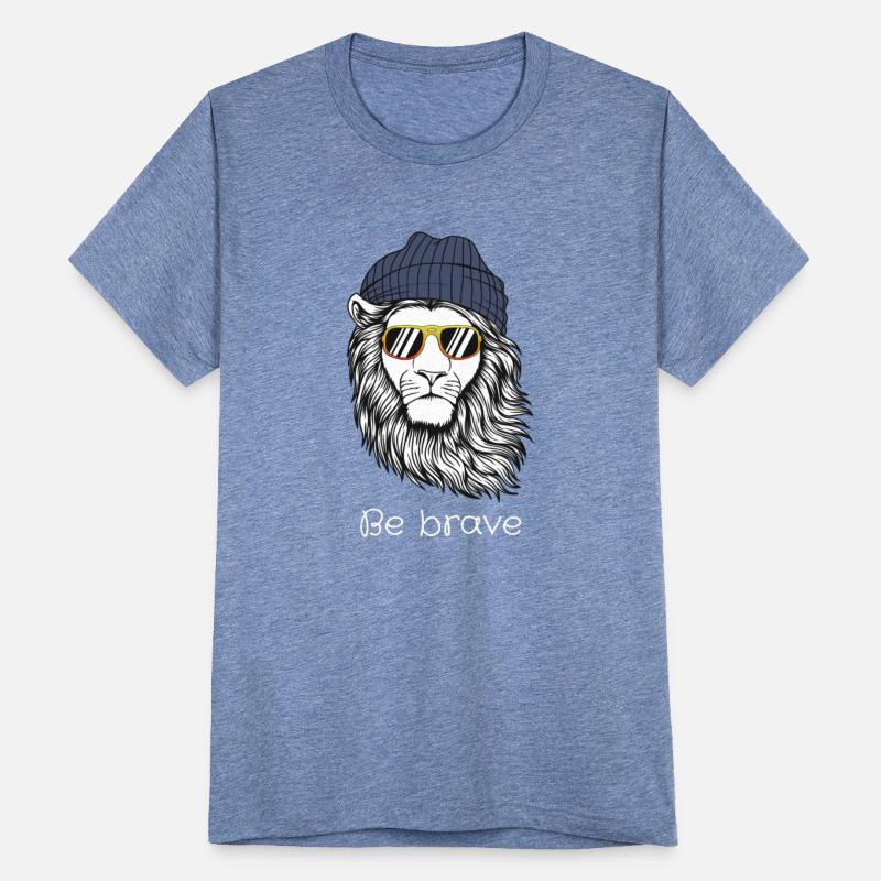 Black and Straw Be Brave Quote T-Shirt