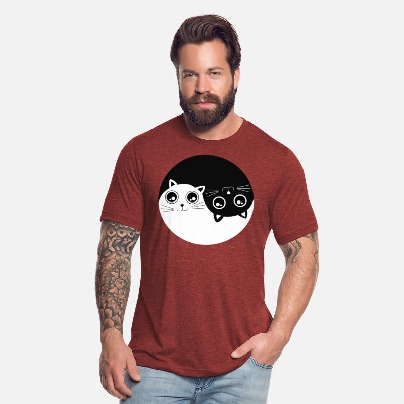 Black and white Cat ying yang