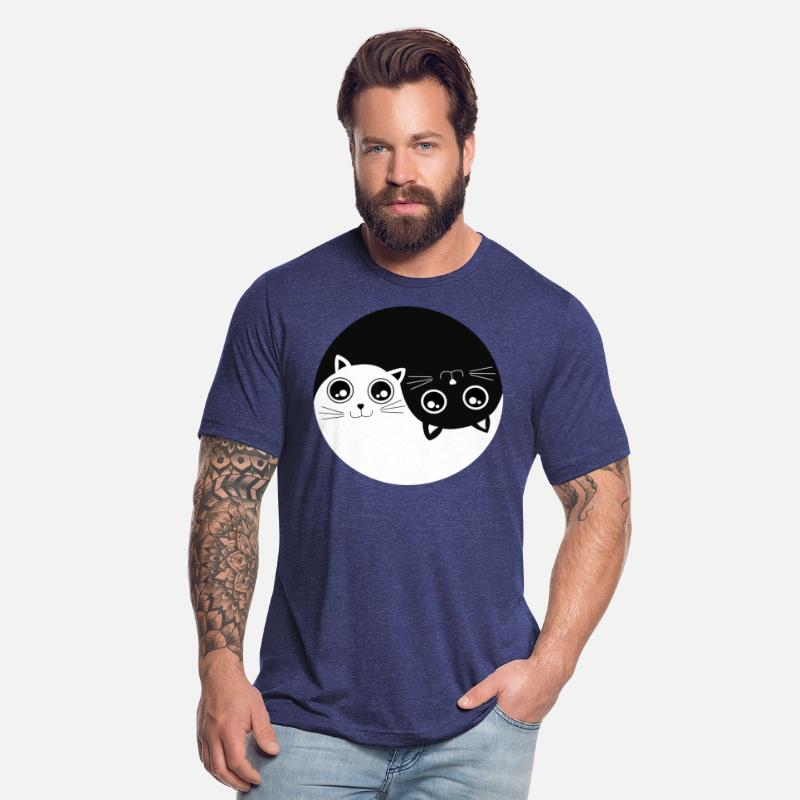 Black and white Cat ying yang