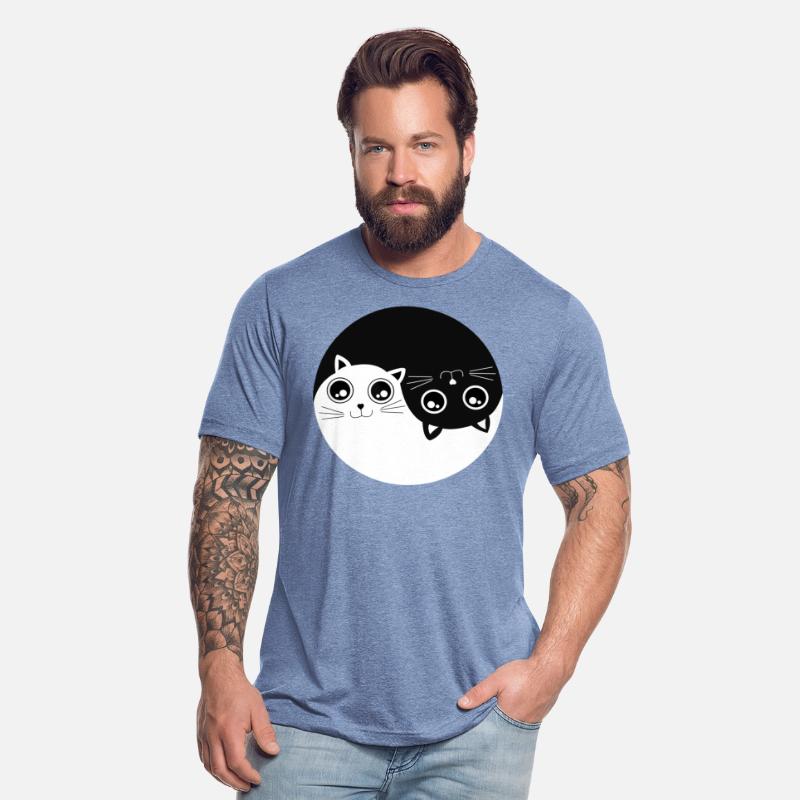 Black and white Cat ying yang