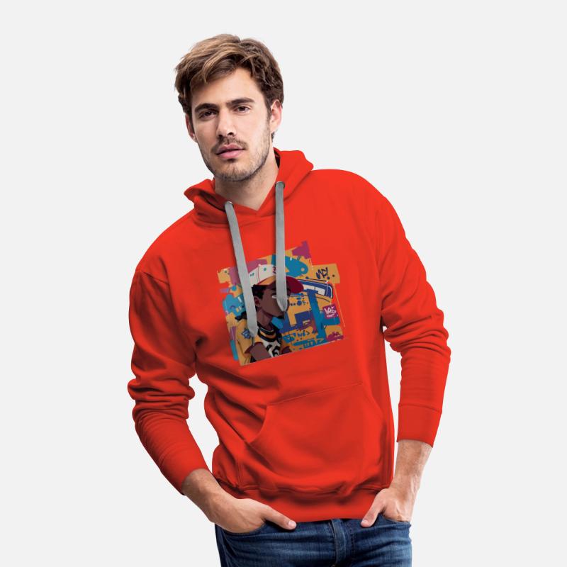 Black Kid in front of Graffiti Background