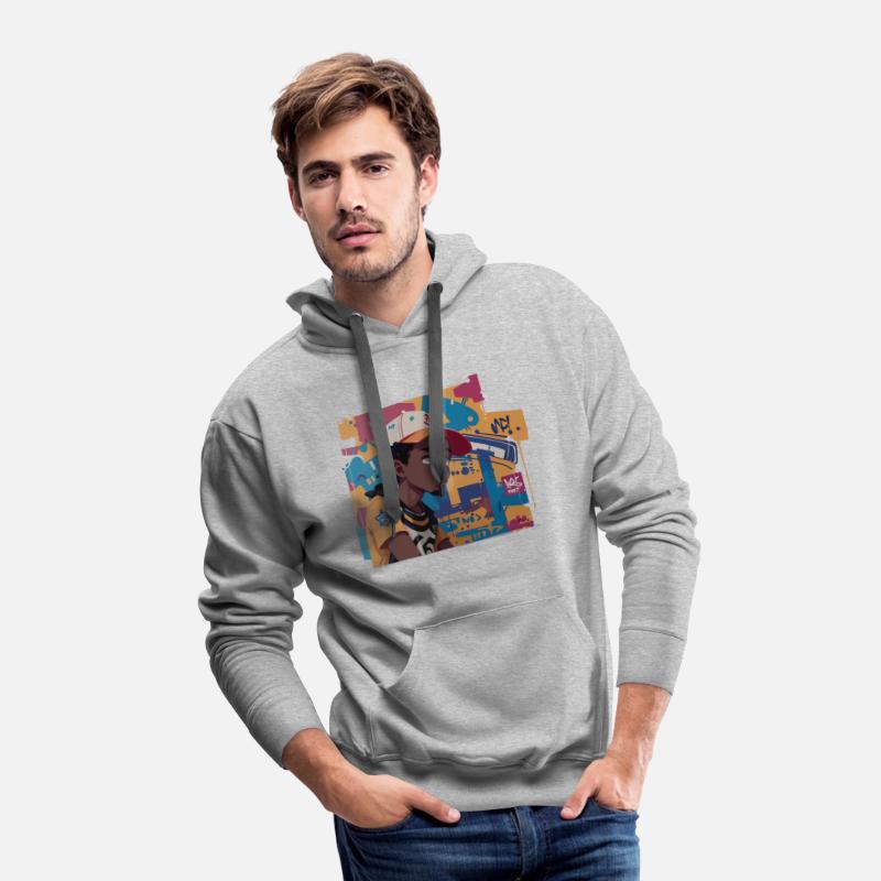 Black Kid in front of Graffiti Background