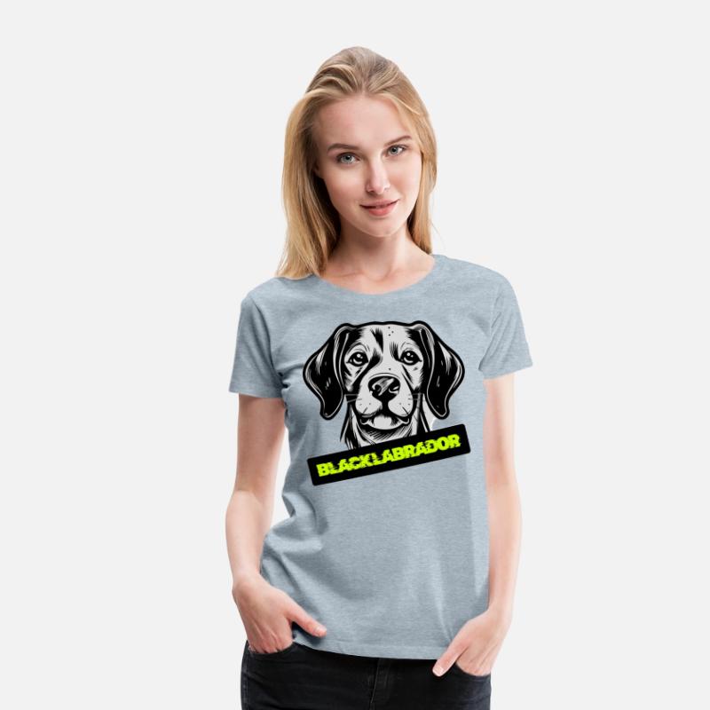 Black Labrador Portrait Illustration