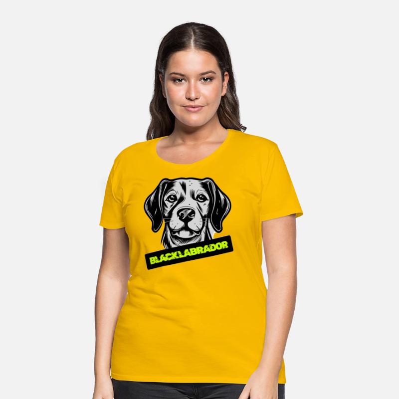 Black Labrador Portrait Illustration