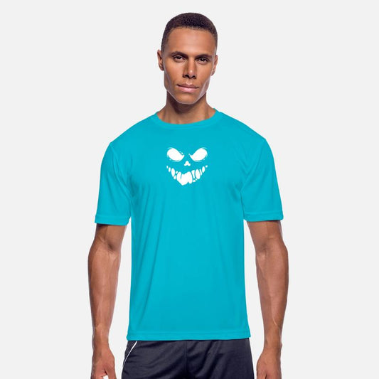 Black Spooky scary Ghost face tshirt design