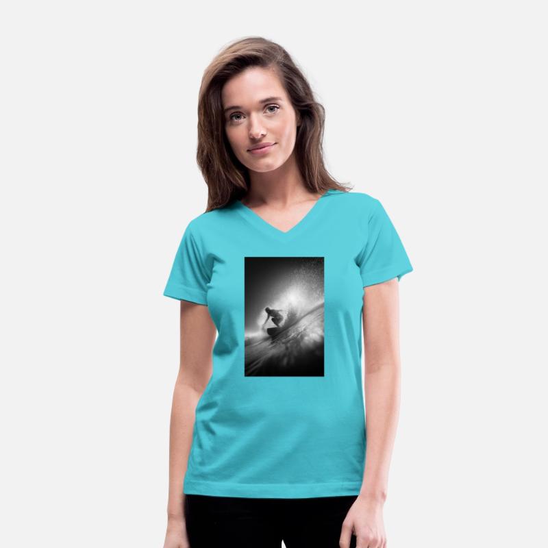 Black & White Surf Explosion