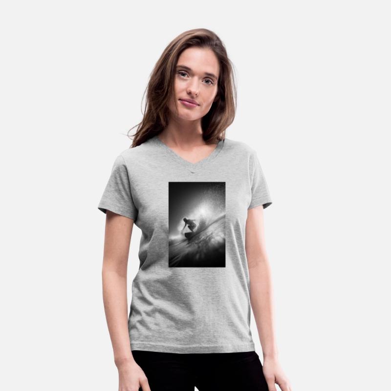 Black & White Surf Explosion