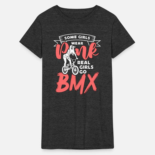 BMX Racing Some Girls Wear Pink Bicycle BMX Rider