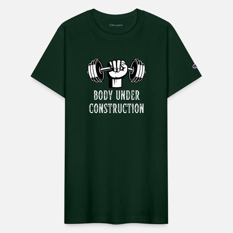 body under construction Humorous Gym Sayings