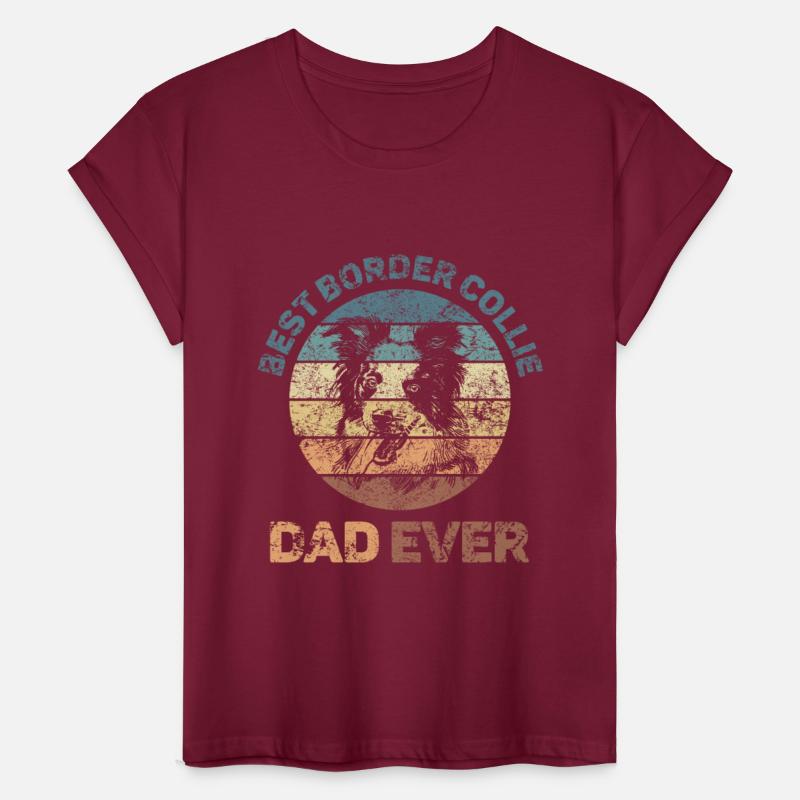 Border Collie Dad Mom Dog Lover Design