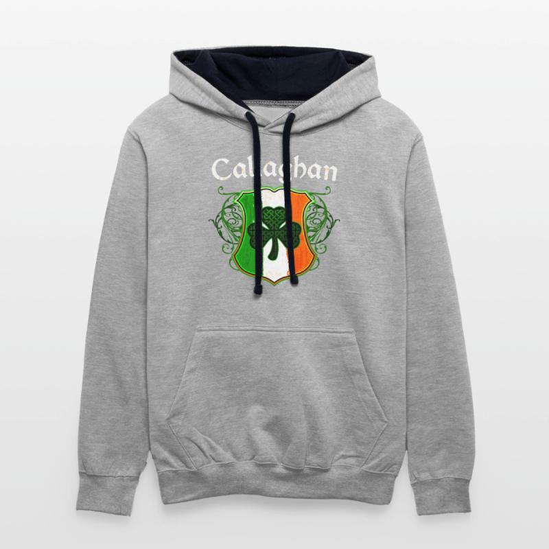 Callaghan Irish Surname Ireland Flag Shamrock