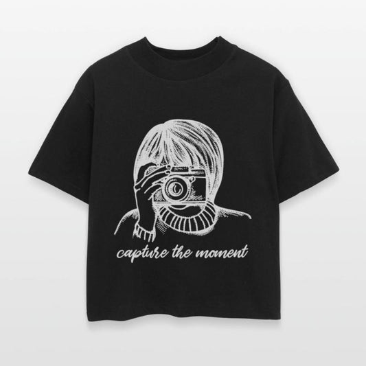 Capture the moment – photographer with camera