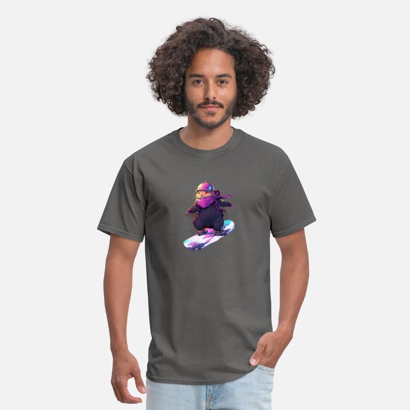 Capybara Snowboard Rider Snowboarder Snowboarding