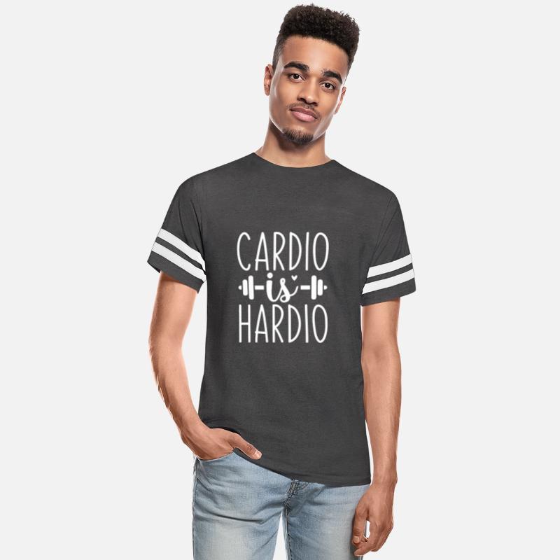 Cardio is Hardio Fitness Motivational Tee