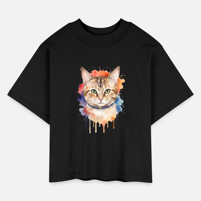 Cat Watercolor Pet Design