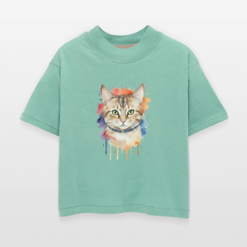 Cat Watercolor Pet Design