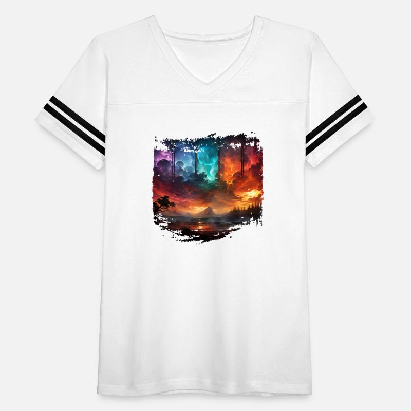 Celestial Colors in the Night Woods