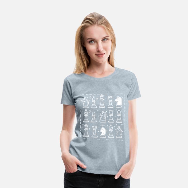 Chess Pieces Line Art