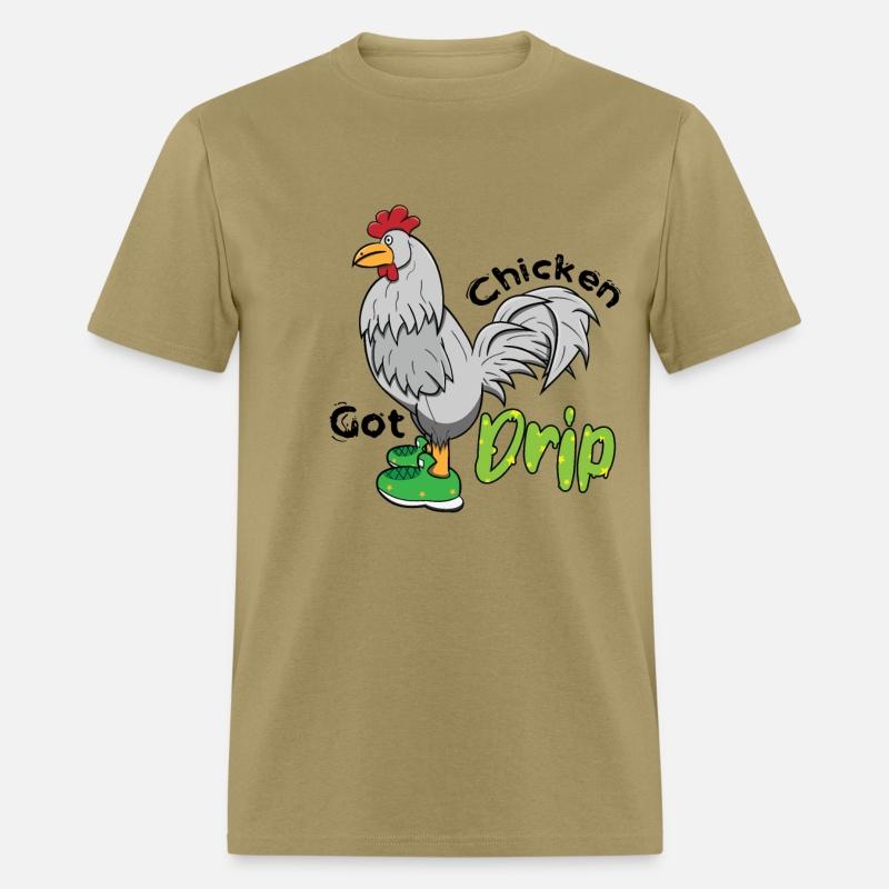 Chicken With Shoes Brown Green DRIP