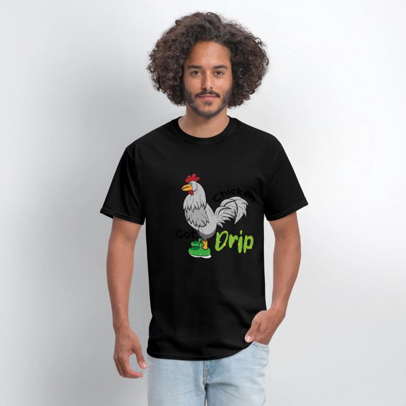 Chicken With Shoes Brown Green DRIP